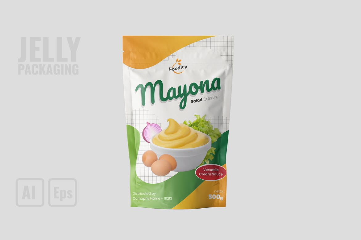 Bao bì mayonnaise vàng xanh - BB08042021-024