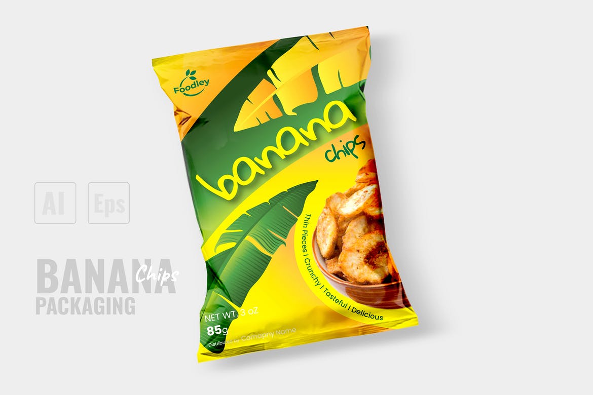 Bao bì snack chuối hiện đại - BB10042021-015
