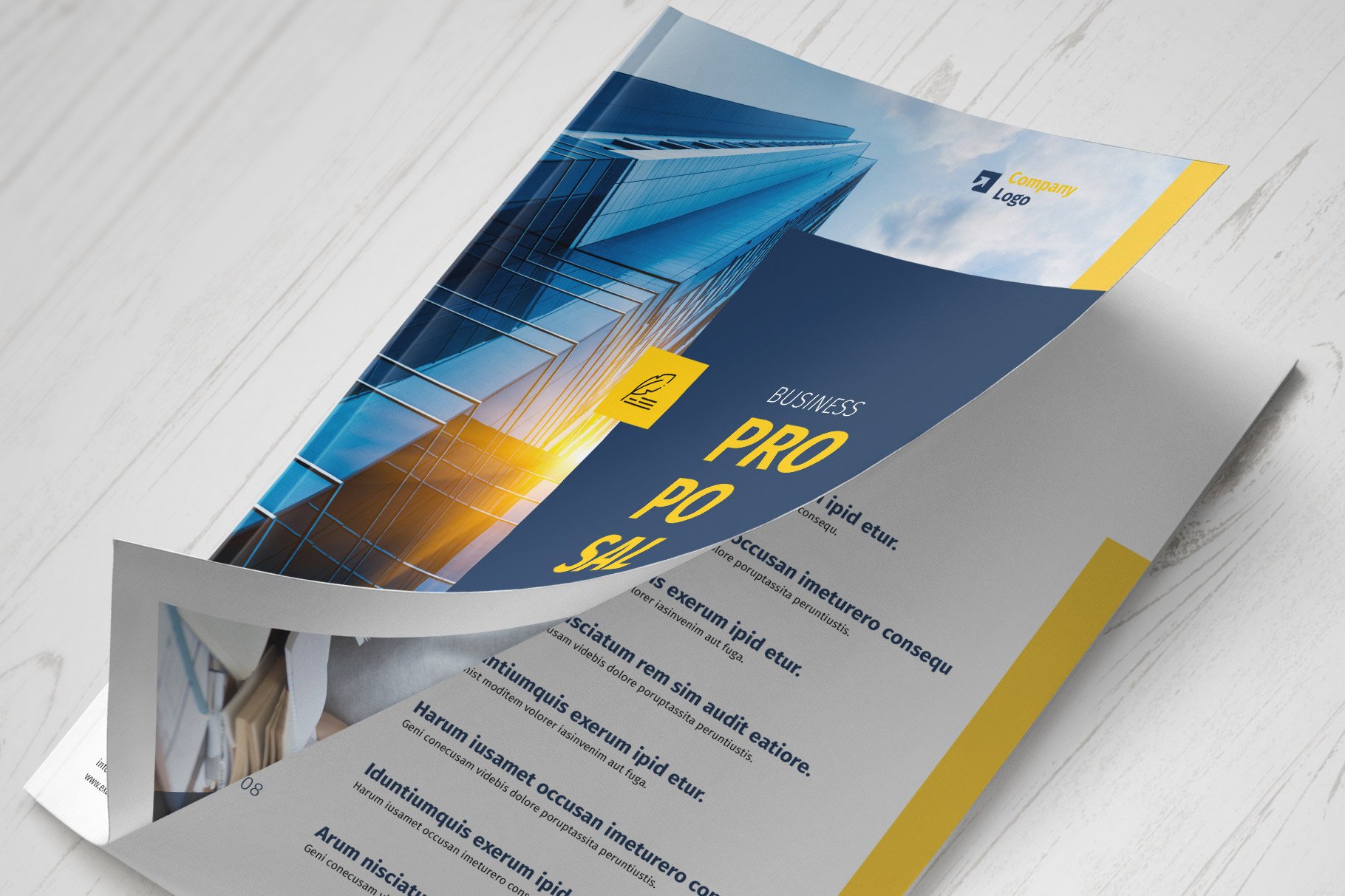 Profile công ty xây dựng màu xanh vàng - PF18042021-054
